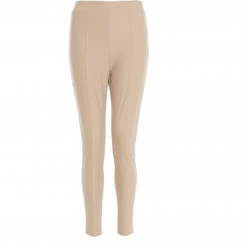 Quiz Womens Stone Faux Leather Seam Leggings Material_polyester