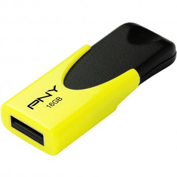 PNY 16 GB Attache USB‑2.0 Stick – Gelbe Variante