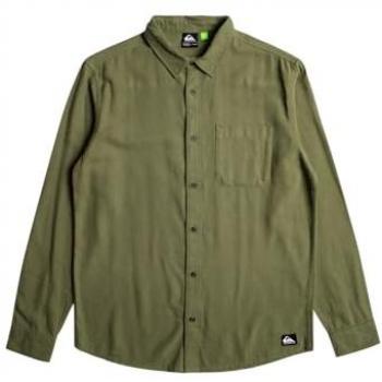 Camicia Quiksilver Verde A Maniche Lunghe Solid Mother Fly XL