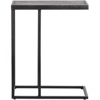 Febe WOOOD Table d'appoint moderne – 55x45x35 cm