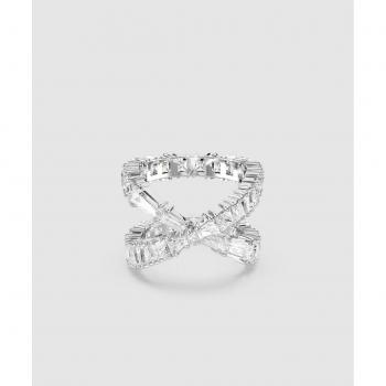 Anello Swarovski Hyperbola, Infinito, Bianco, Placcato argento 52