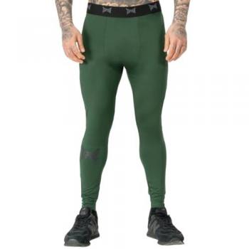 Tapout Performance Training Leggings, M – Green/Black