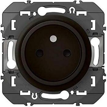 Prise de courant Dooxie 2P 16A noir