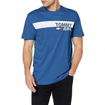 T-shirt homme Tommy Hilfiger TJM Essential Box Logo, Bleu