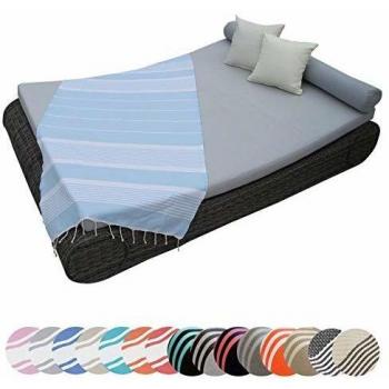 Fouta Tunisienne Authentique 1m x 2m 100% Coton