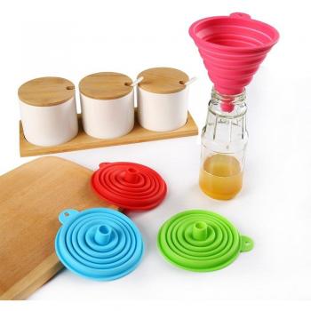 Foldable Silicone Liquid Transfer Funnel