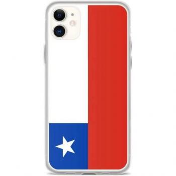 Soft Silicone Chile Flag Phone Skin for iPhone 11