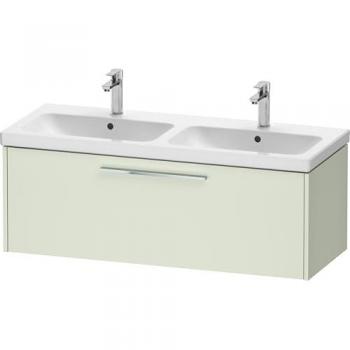 D-Code Doppel-Waschbereichsunterstand – 460 mm Höhe, Chrom-Griff, Wandhängend