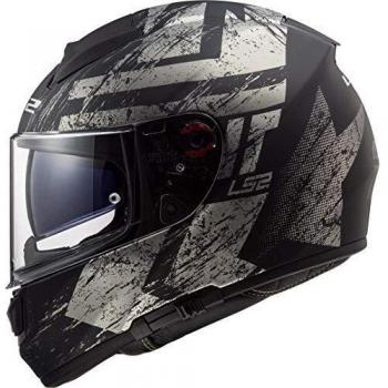 LS2 Casco FF397 Vector EVO Hunter negro mate titanio 3XL