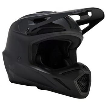 Casco da motocross FOX V3 Solid MIPS Nero Opaco M