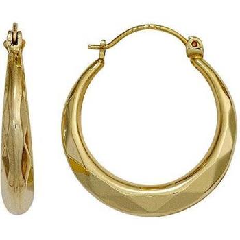 Ohrreifen 585 Gold – Gelbgold Creoles 20,5 mm