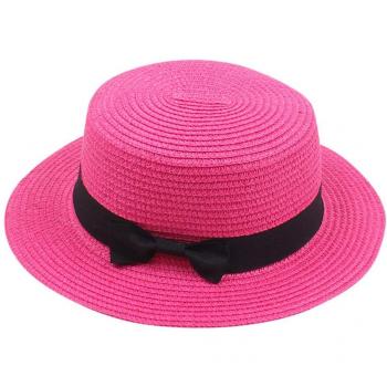 SAGACE Simple Wide Brim Straw Hat for Women