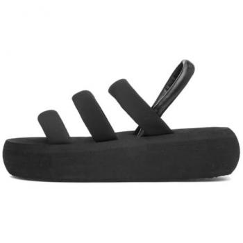 Rocket Dog Black Textile Women’s Smile Slides – UK 5