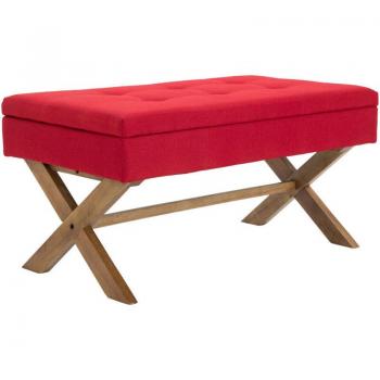 Banco cabecera cama 98 cm con botones y pies ligeros