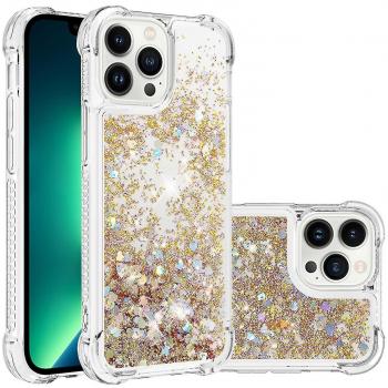 Funda de TPU con Purpurina Fluyente para iPhone 13 Pro