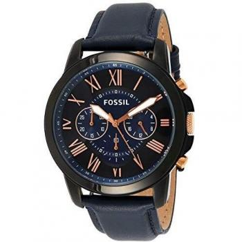 Fossil Grant Leather Strap Quartz Watch (FS5061)