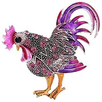 Coq Violet Broche – Qualité de Finition Claire – CLJ Charles Le Jeune