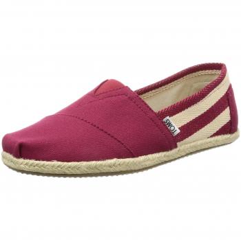 TOMS Damen Alpargata University Classics Espadrilles, Rot