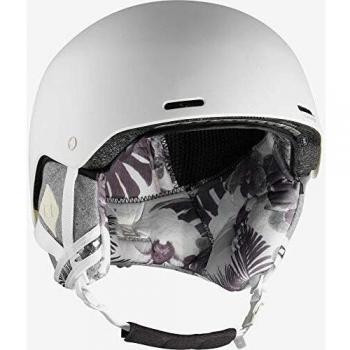 Casque de ski et snowboard femme Salomon, Coque ABS, Technologie SMART, Taille S, Tour de tête 53-56 cm, Spell+, Blanc
