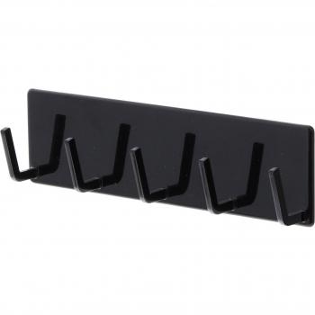 Yamazaki Jitsugyo 3272 Magnetic Bath Rack – Tower Style, Black, 18×3×5 cm
