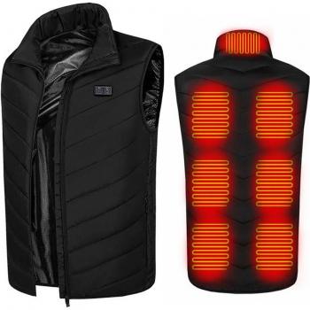 11-Zone Heated Vest for Outdoor Use