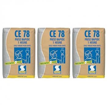 Enduit Intérieur Joints Plaques CE 78 – Séminaire 1 h – 25 kg, lot de trois