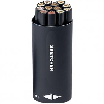 Molotow Sketcher Lot de 12 marqueurs double pointe