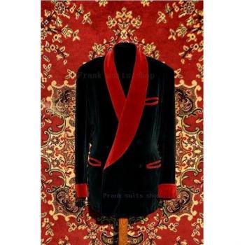 Blazer Casual de Terciopelo para Hombre