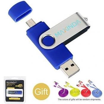 Memoria USB OTG 32GB Doble Transformación Azul