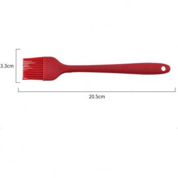 Silicone BBQ Utensil Set with Tongs and Brush