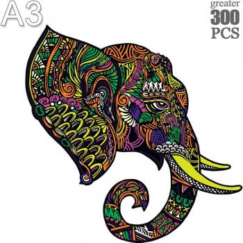 Montaña de Madera: Puzzle Animal