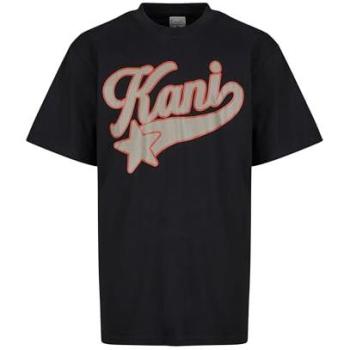 Karl Kani T-Shirt a Maniche Corte Star Logo Grigio Chiaro XS
