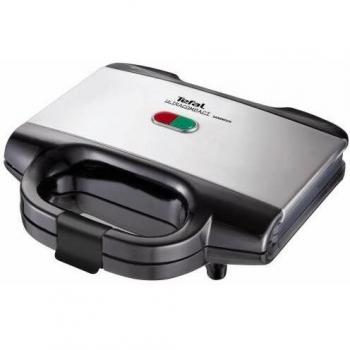 Sandwichera eléctrica Tefal SM 1552, 700 W, negro y gris