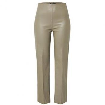 Soaked in Luxury Kaylee PU Kickflare Wide Trousers