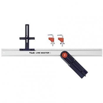 Juego de guías de precisión Line Master de 5 piezas con regla y accesorios (modelo 49784008)