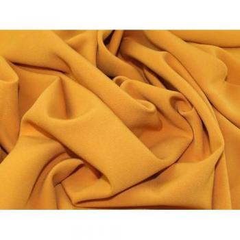 Four‑Way Stretch Lady McElroy Woven Suiting Fabric, Ochre (Sydney)