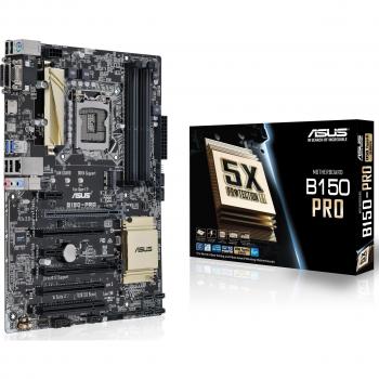 ASUS B150 ATX‑Mainboard – Intel‑Socket 1151, 4‑Channel DDR4, M.2‑Port