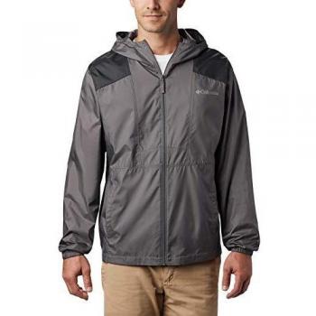 Chaqueta cortavientos para hombre Columbia Flashback, Gris/Negro