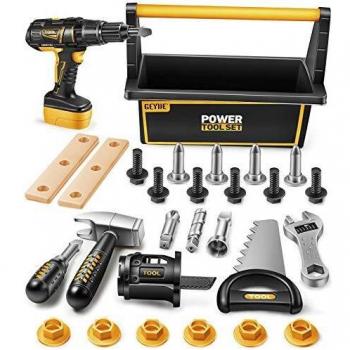 KidTinker 30-Piece Construction Toolkit