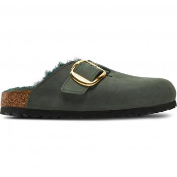 Birkenstock Damen Clogs mit Big Buckle und Shearling