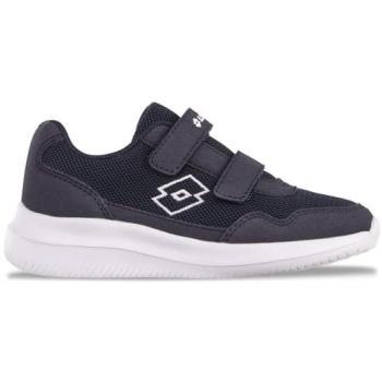 Schnürlose Lotto‑Sneakers für Kinder – Gr. 25, Navy/Weiß