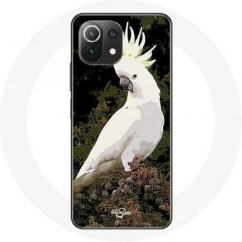 Xiaomi Mi 11 Lite Case with Cockatoos and Parrots Design
