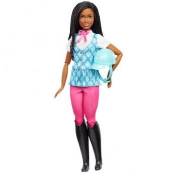 MATTEL HXJ39 Barbie Mysteries: Das geheimnisvolle Pferdeabenteuer“ Barbie Brooklyn“ Puppe mit Reitkleidung und Zubehör