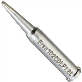Punta di saldatura Ersa 0102CDLF18L a forma di scalpello dritta, dimensione 1.80 mm, contenuto 1 pz