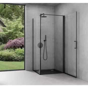 Sogood Eckdusche Ravenna36-Plus ESG-Sicherheitsglas 100x80x195cm