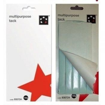 Office Tack Adhesive Reusable Non-toxic 140g Blue Pack