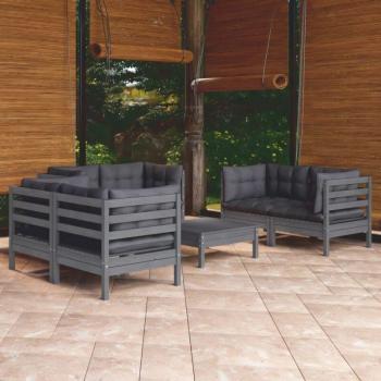 Set Jardín Prolenta Premium – Muebles 7 pzas con cojines incluidos