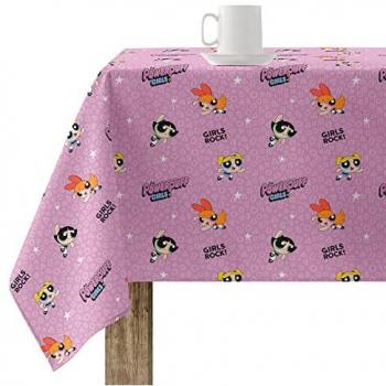 Mantel resinado antimanchas tacto plastificado Powerpuff 5