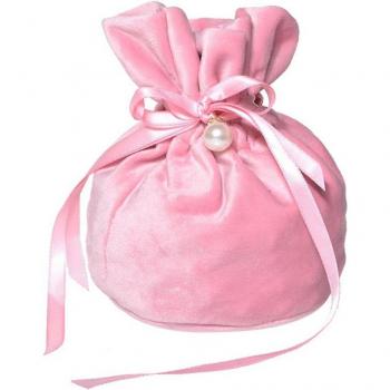 Sacs en velours ronds 14x15x10cm