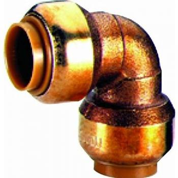 Aalberts VSH Tectite 90° Rohrwinkel, Messing, Innen/Innen, 22 mm bis 28 mm, lösbar